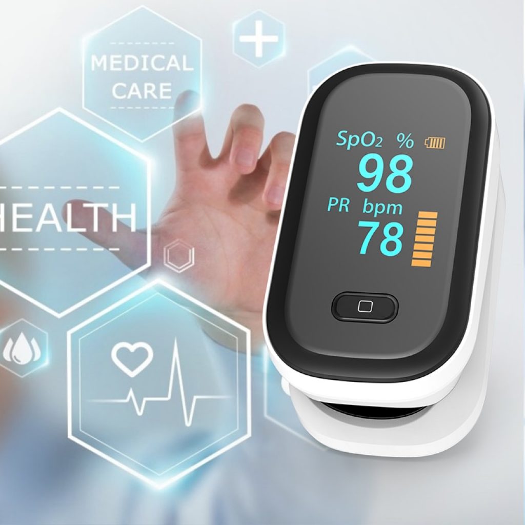 Finger Pulse Oximeters OLED SpO2 PR Blood Oxygen Saturator Finger Oxymeters Medicai Equipment Heart Rate Monitor 3