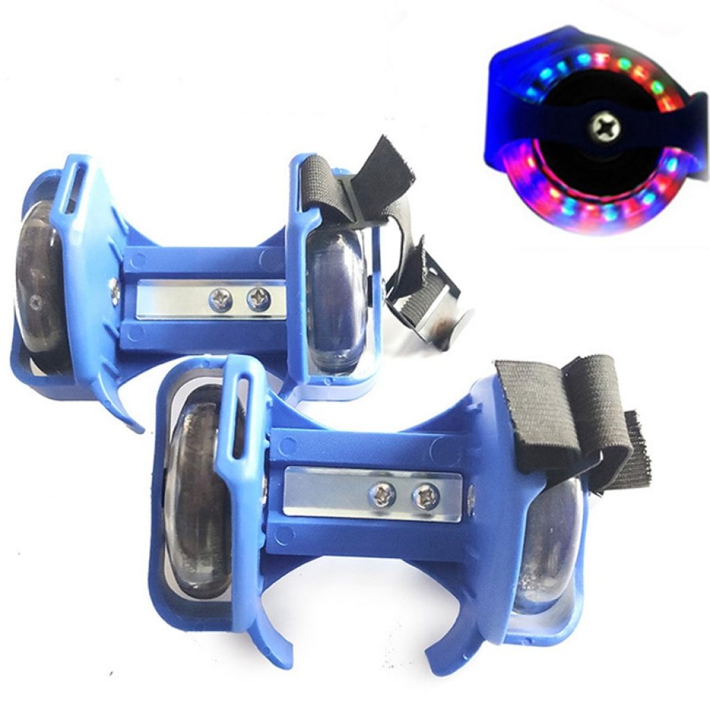 Flashing Roller Skating Shoes Small Whirlwind Pulley Flash Wheel heel Roller Skates Sports Rollerskate Shoes for 6