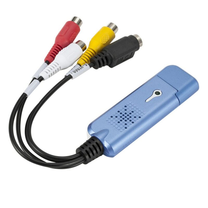 For Easycap USB 2 0 Easy Cap Audio Video Capture Adapter VHS DVD DVR TV Capture 1