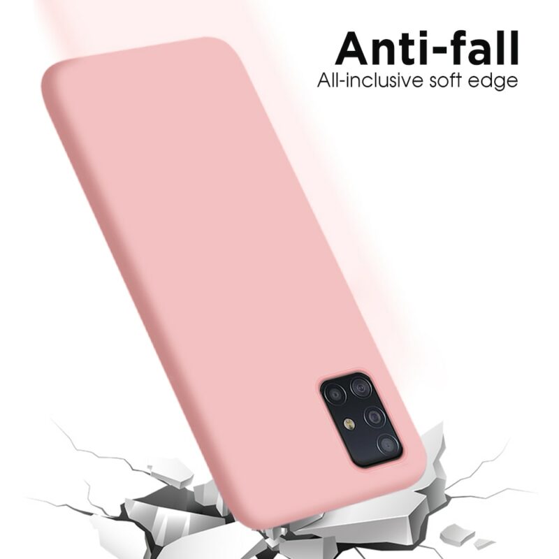 For Samsung Galaxy A51 Case Cover Ultra thin Liquid TPU Silicone Phone Case For Samsung Galaxy 1