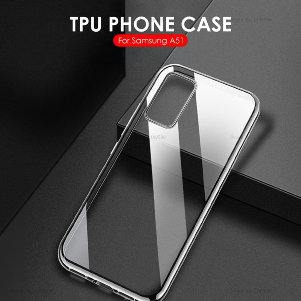 For Samsung Galaxy A51 Case cover Ultra thin Transparent TPU Silicone Phone Case For Samsung Galaxy