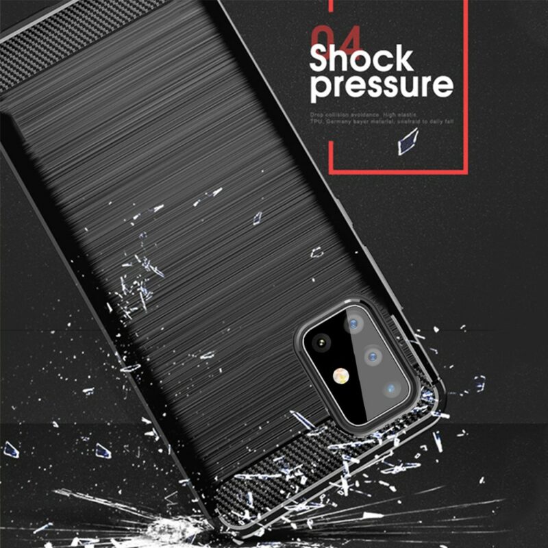 For Samsung Galaxy A71 A51 Case Carbon Fiber Cover Shockproof Phone Case For Samsung A 71 3