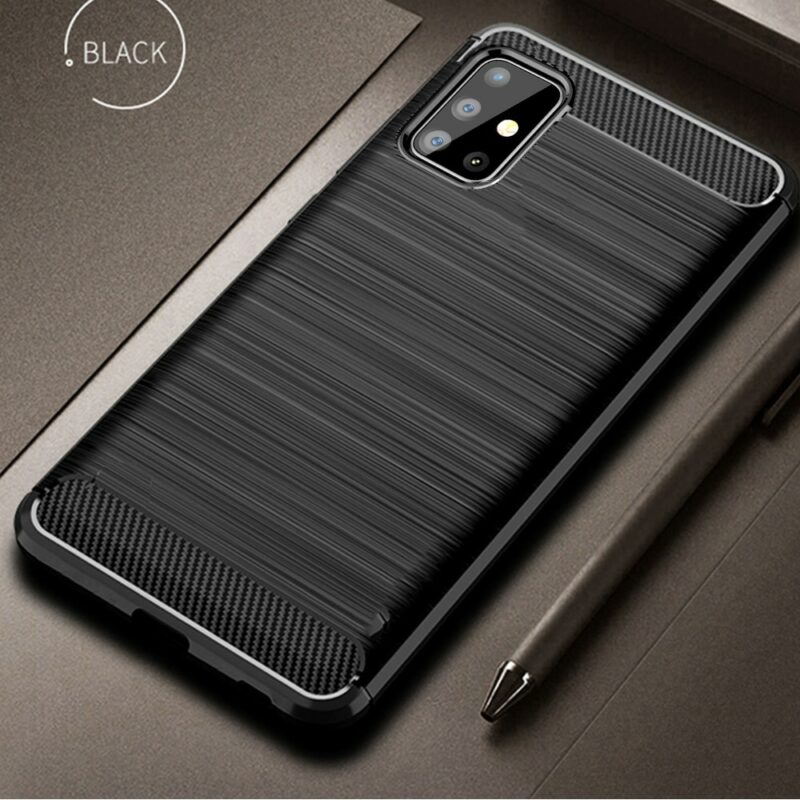 For Samsung Galaxy A71 A51 Case Carbon Fiber Cover Shockproof Phone Case For Samsung A 71