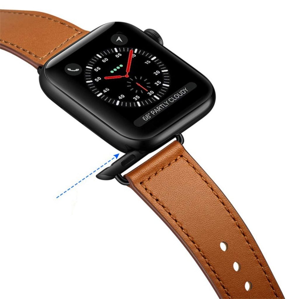 Genuine leather loop strap for apple watch band 42mm 44mm 38mm 40mm iwatch watchband for apple 1