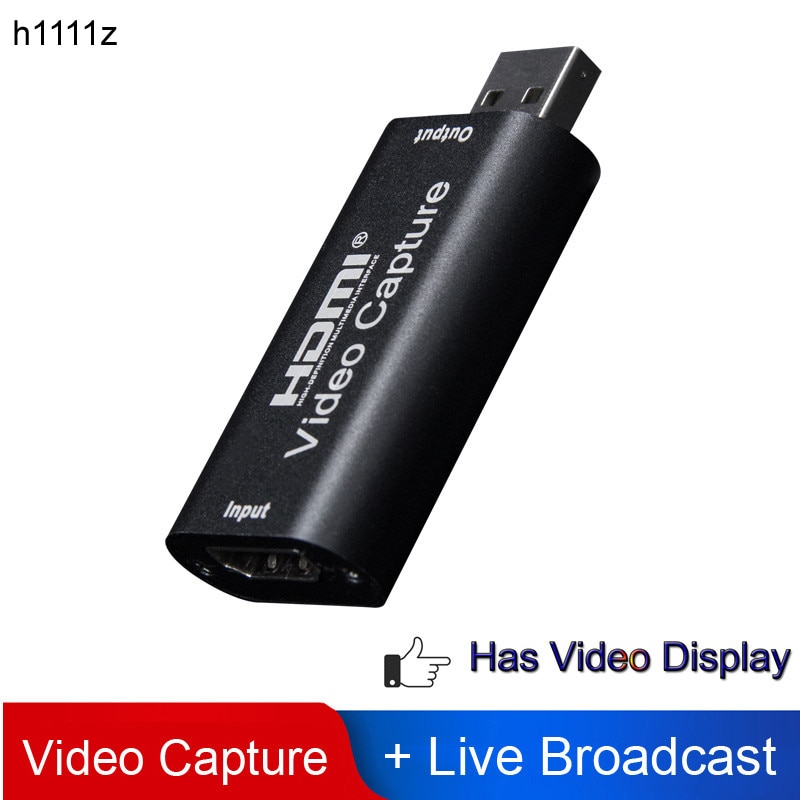 H1111Z Video HDMI Capture Card USB 2 0 HDMI Video Grabber Recorder Box PS4 Game DVD