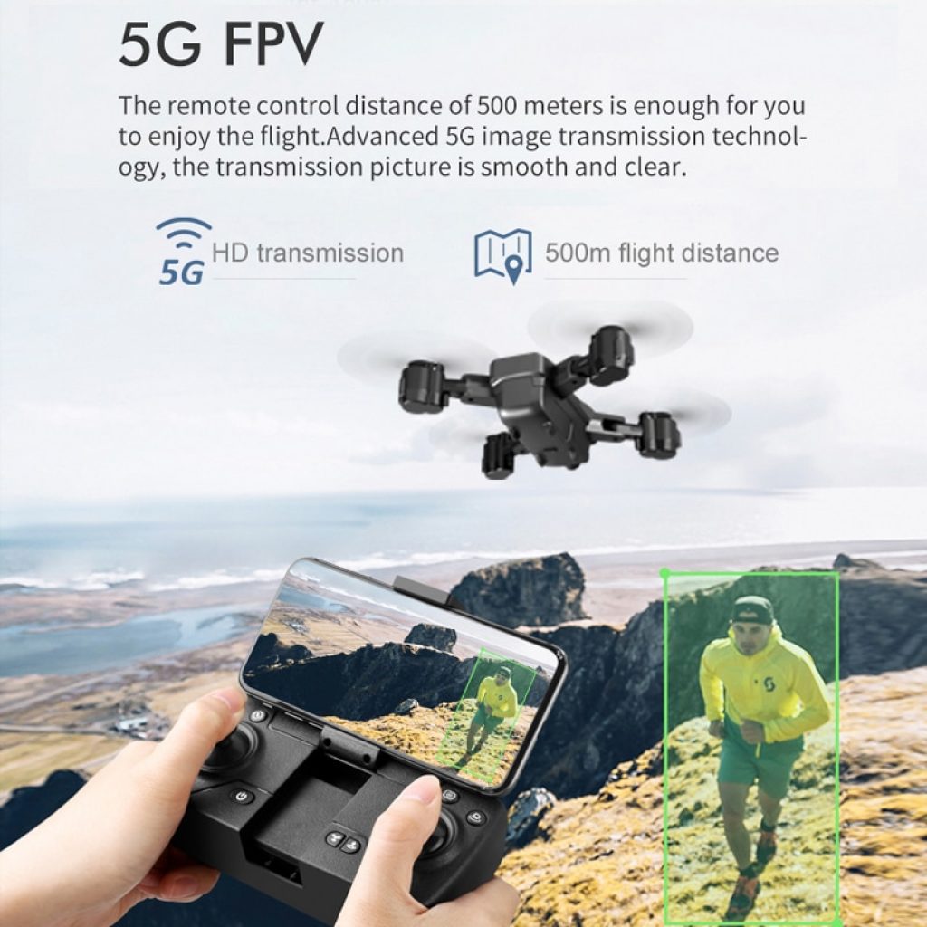 HGIYI G11 GPS RC Drone 4K HD Camera Quadcopter WIFI FPV With 50 Times Zoom Foldable 4