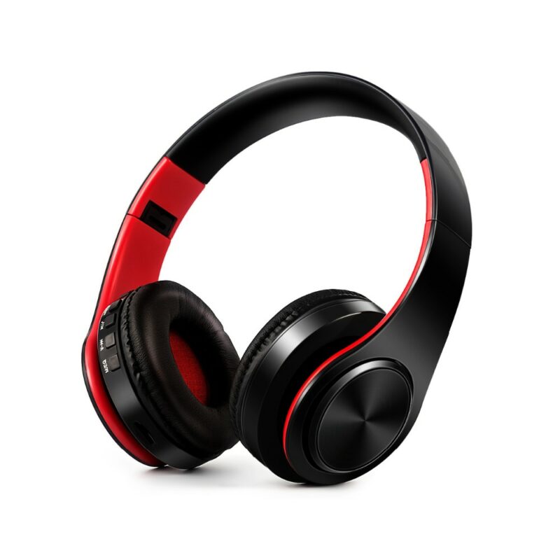 HIFI stereo earphones bluetooth headphone music headset FM and support SD card with mic for mobile