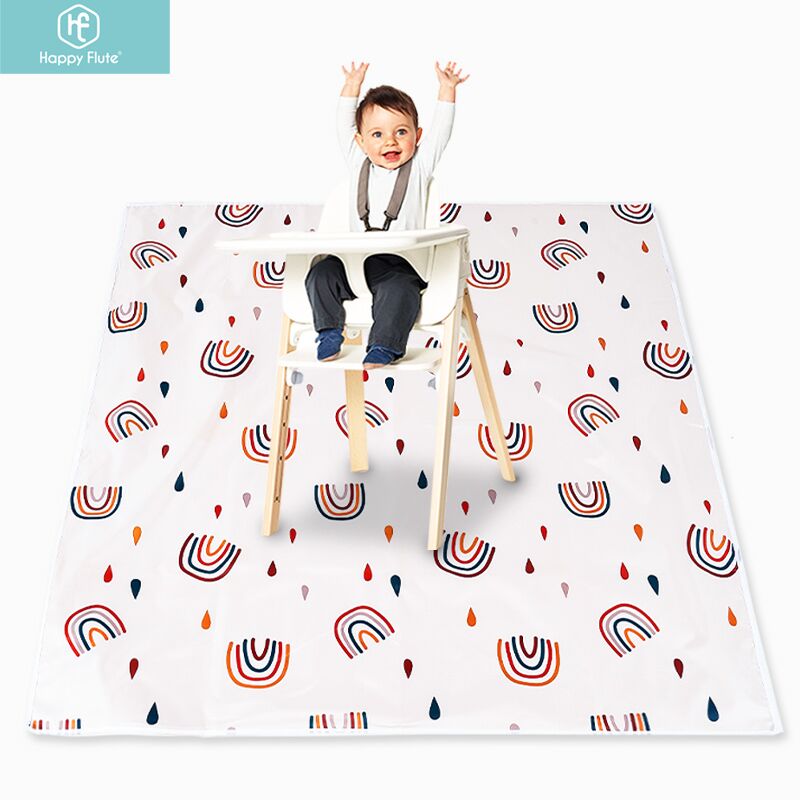 Happy Flute Baby Play Mat Baby Crawling Mat Portable Waterproof Anti Slip Folding Mat Playmat For