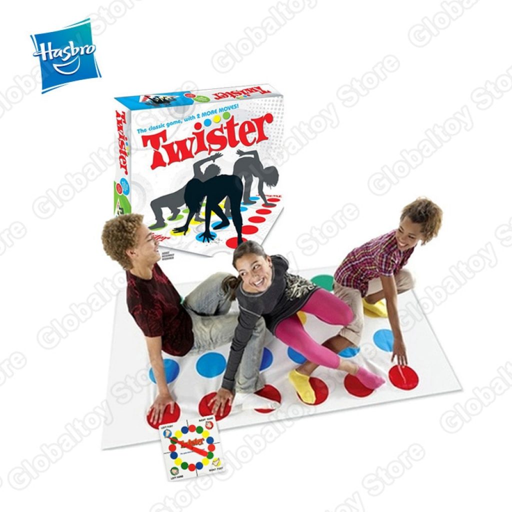 Hasbro Games Twister Game Indoor Outdoor Toys Fun Game Twisting the body For Children Adult Sports