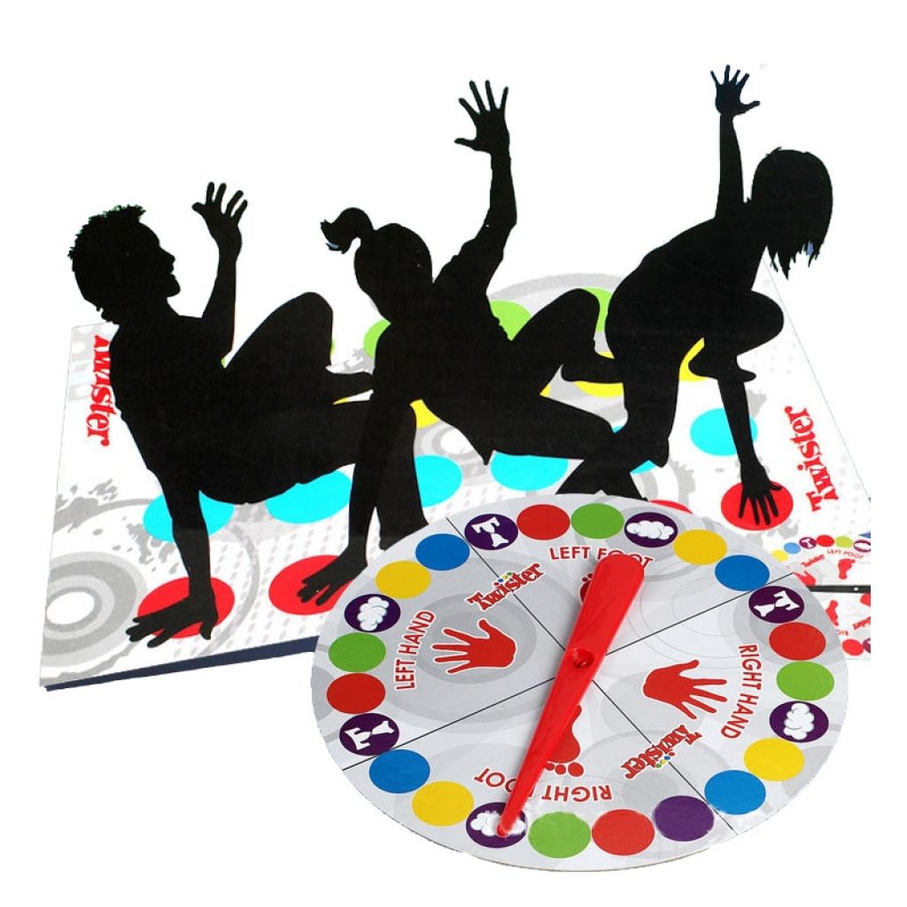 Hasbro Games Twister Game Indoor Outdoor Toys Fun Game Twisting the body For Children Adult Sports 5