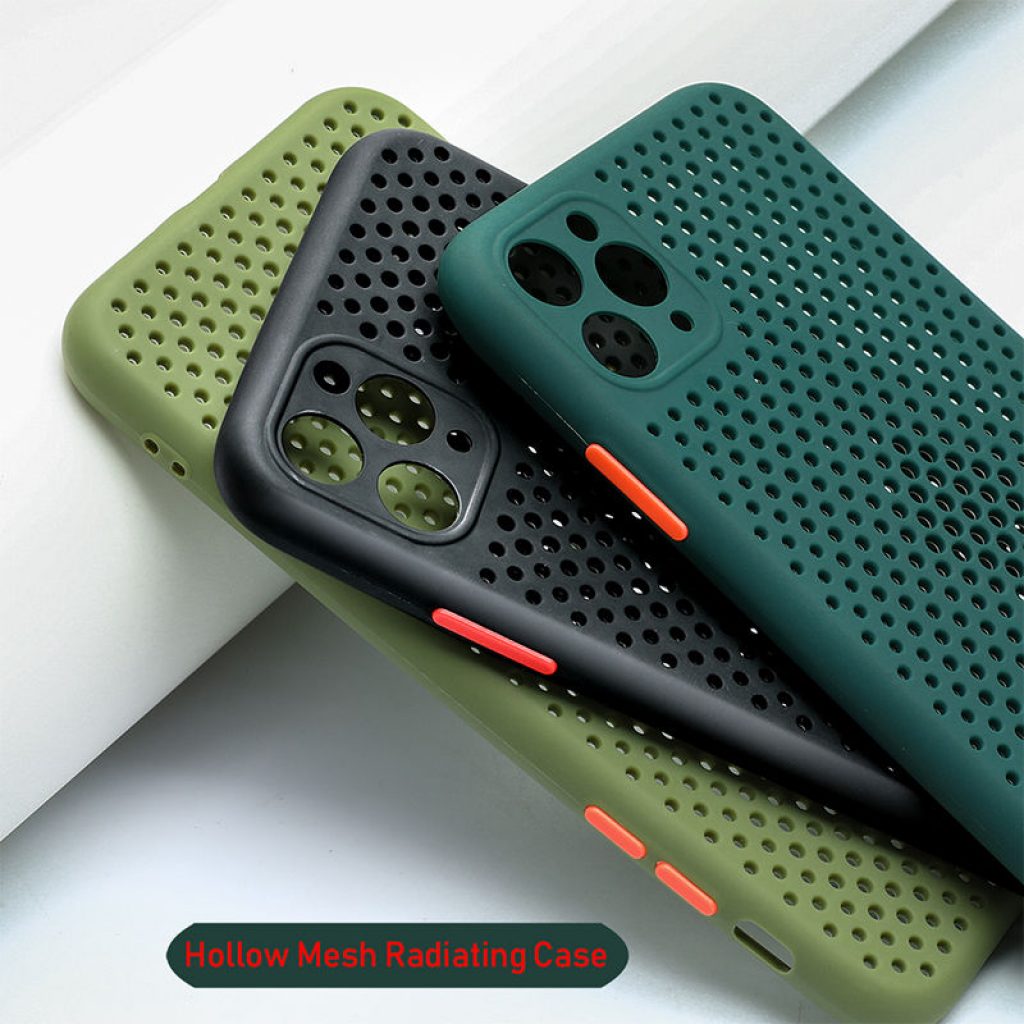 Heat Dissipation Breathable Cooling Case For iPhone 11 11Pro Max XR XS Max X 8 7