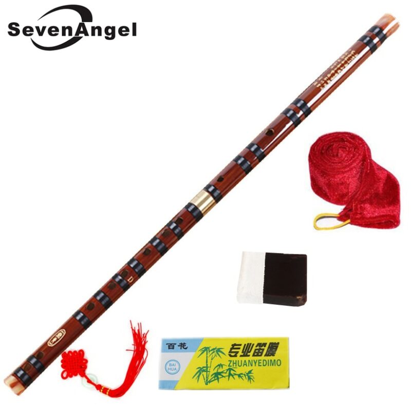 High Quality Bamboo Flute Professional Woodwind Musical instruments C D E F G Key Chinese dizi