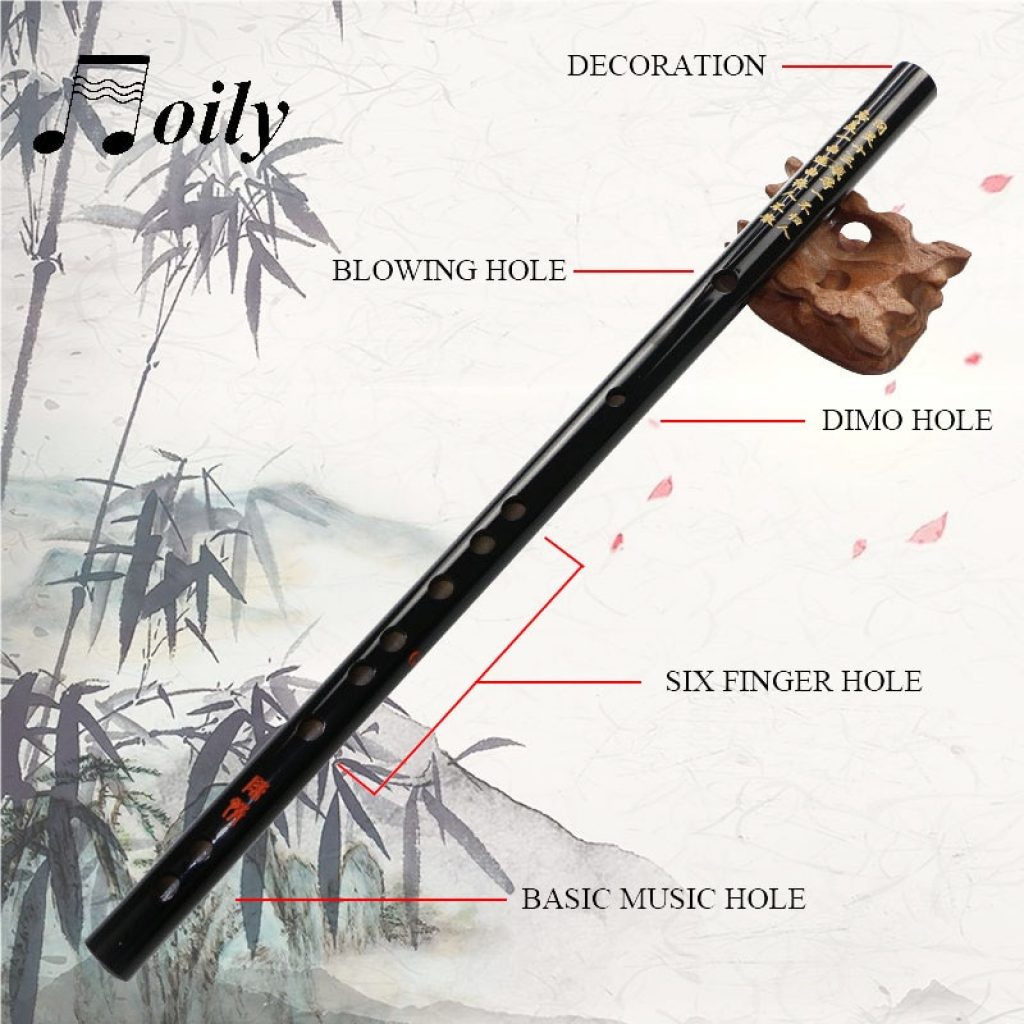High Quality Chinese Traditional Musical Instruments Bamboo dizi Flute for beginner C D E F G 1