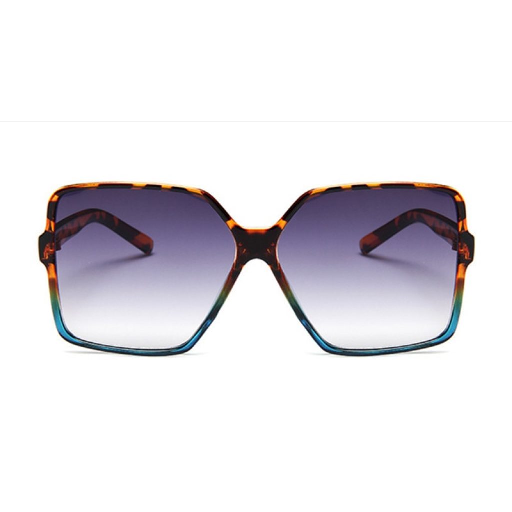 Higody Fashion Women Oversize Sunglasses Gradient Plastic Brand Designer Female Sun Glasses UV400 lentes de sol 2