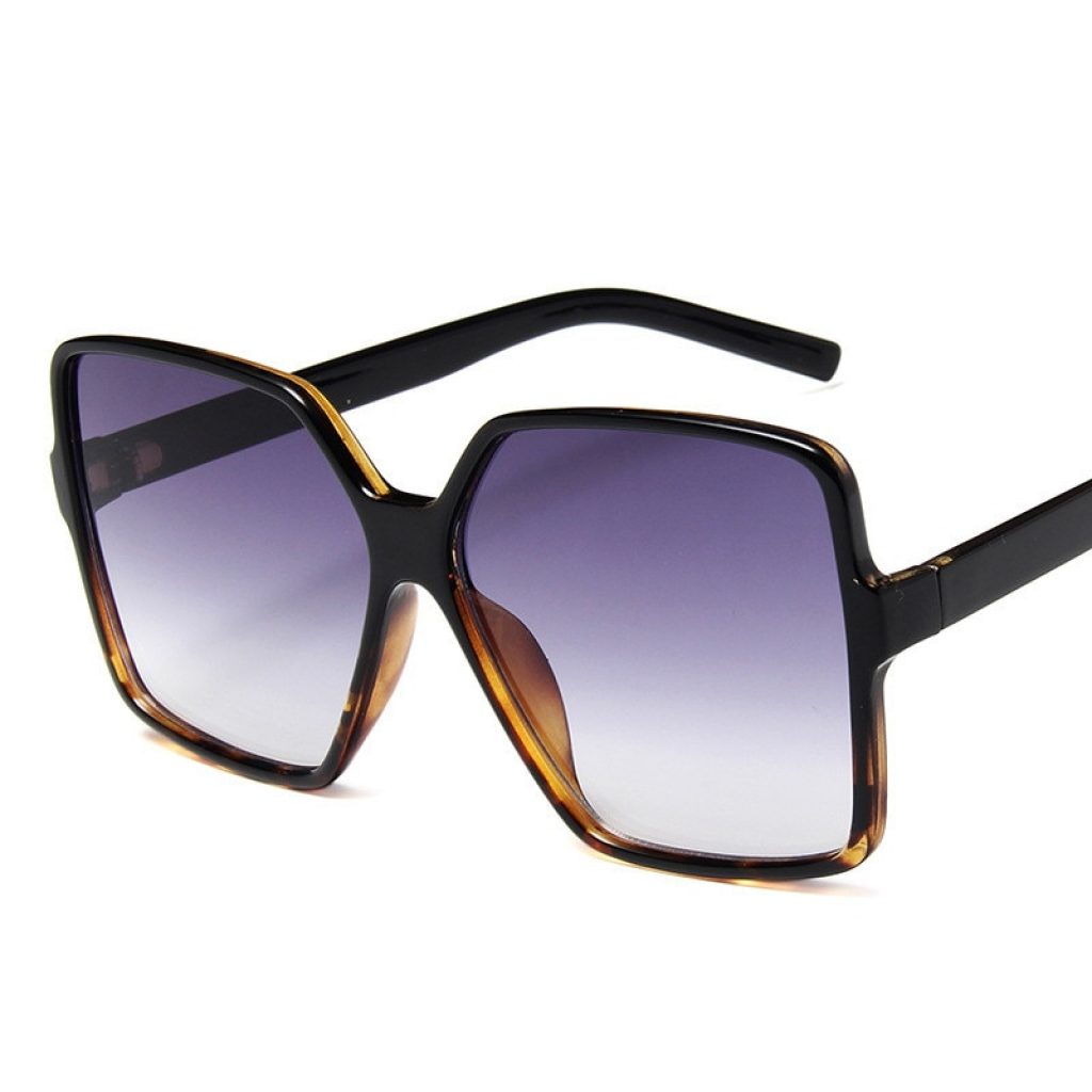 Higody Fashion Women Oversize Sunglasses Gradient Plastic Brand Designer Female Sun Glasses UV400 lentes de sol 3