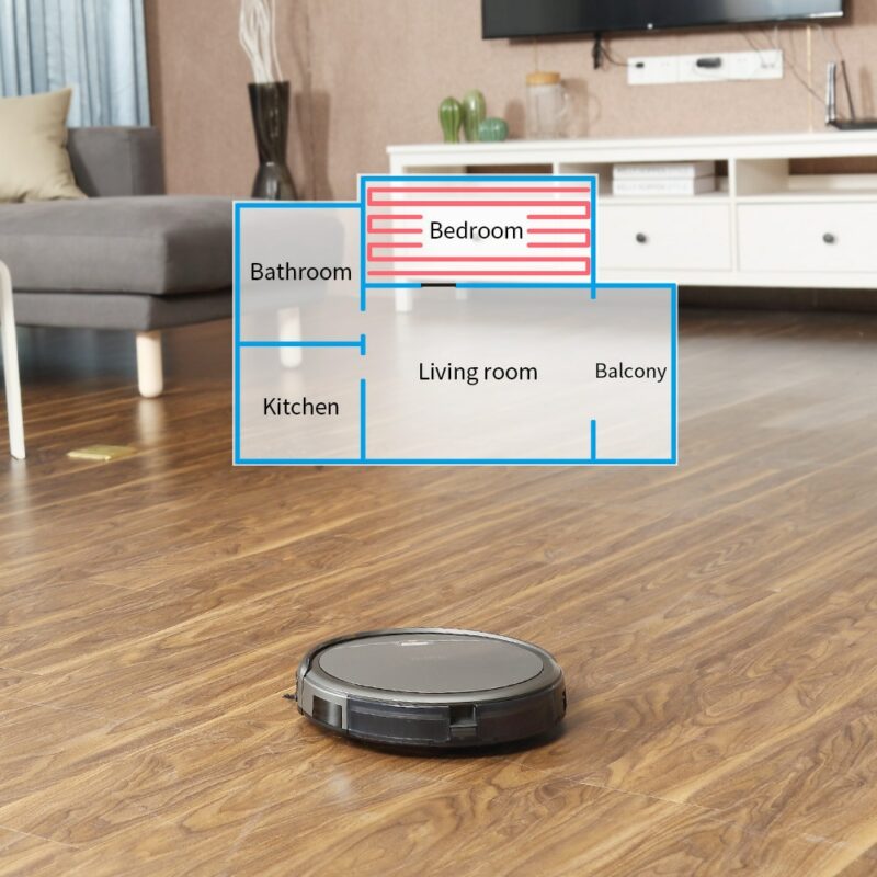 ILIFE A4s Robot Vacuum Cleaner Powerful Suction for Thin Carpet Hard Floor Large Dustbin Miniroom Function 3