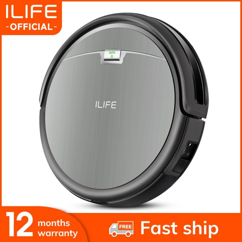 ILIFE A4s Robot Vacuum Cleaner Powerful Suction for Thin Carpet Hard Floor Large Dustbin Miniroom Function