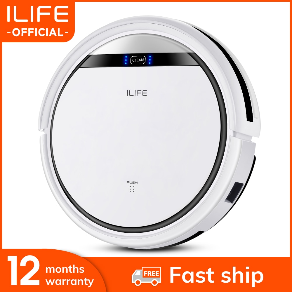 ILIFE V3s Pro Robot Vacuum Cleaner Home Household Professional Sweeping Machine for Pet hair Anti Collision