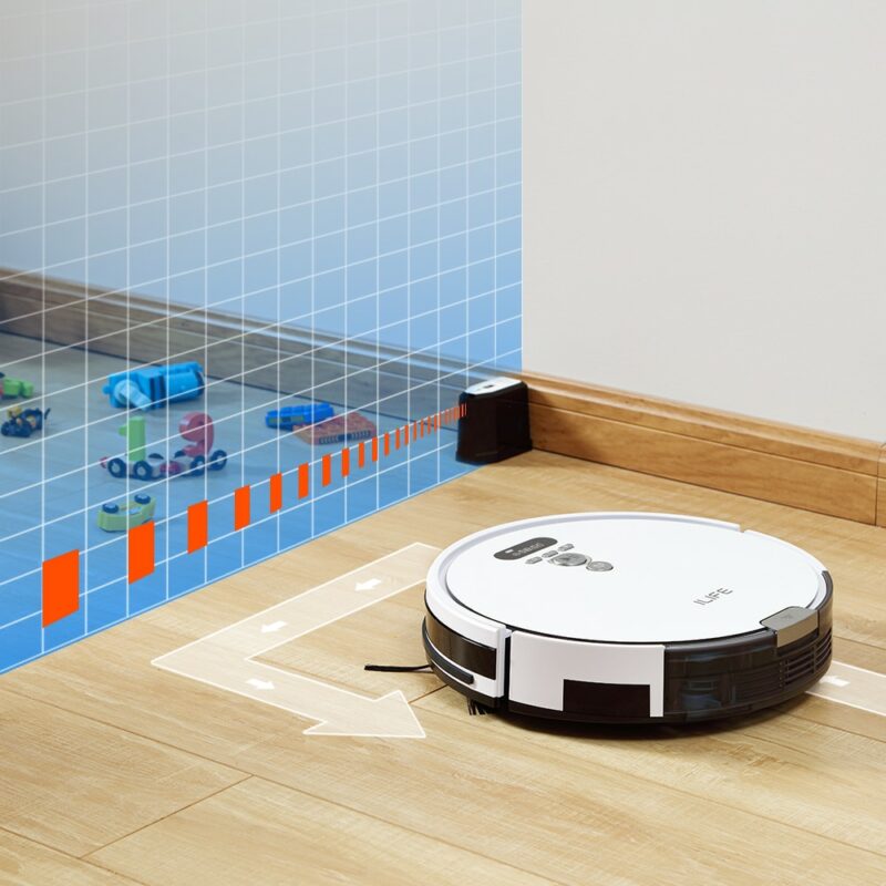 ILIFE V8s V8 Plus Robot Vacuum Cleaner Vacuum Wet Mop Navigation Planned Cleaning large Dustbin Water 3