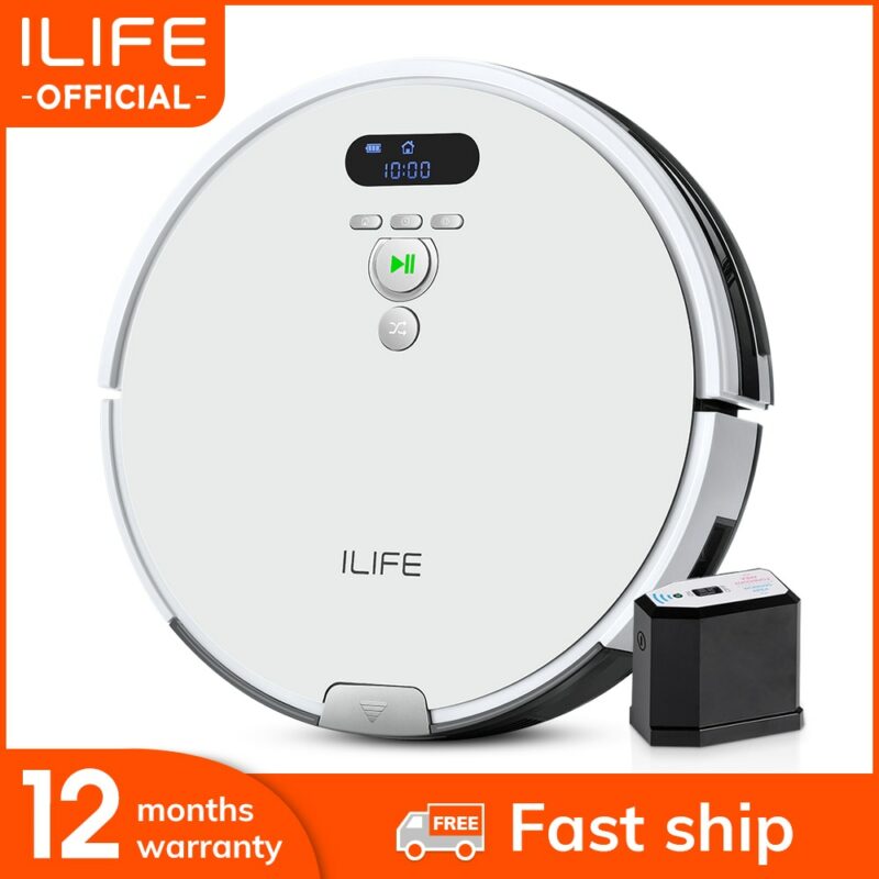 ILIFE V8s V8 Plus Robot Vacuum Cleaner Vacuum Wet Mop Navigation Planned Cleaning large Dustbin Water