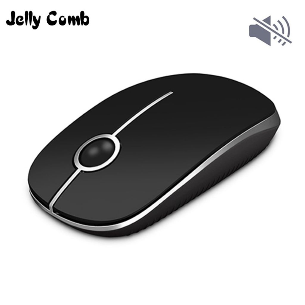 Jelly Comb Ultra Slim Portable Optical Mice Quiet Click Silent Mouse 2 4G Wireless Mouse For