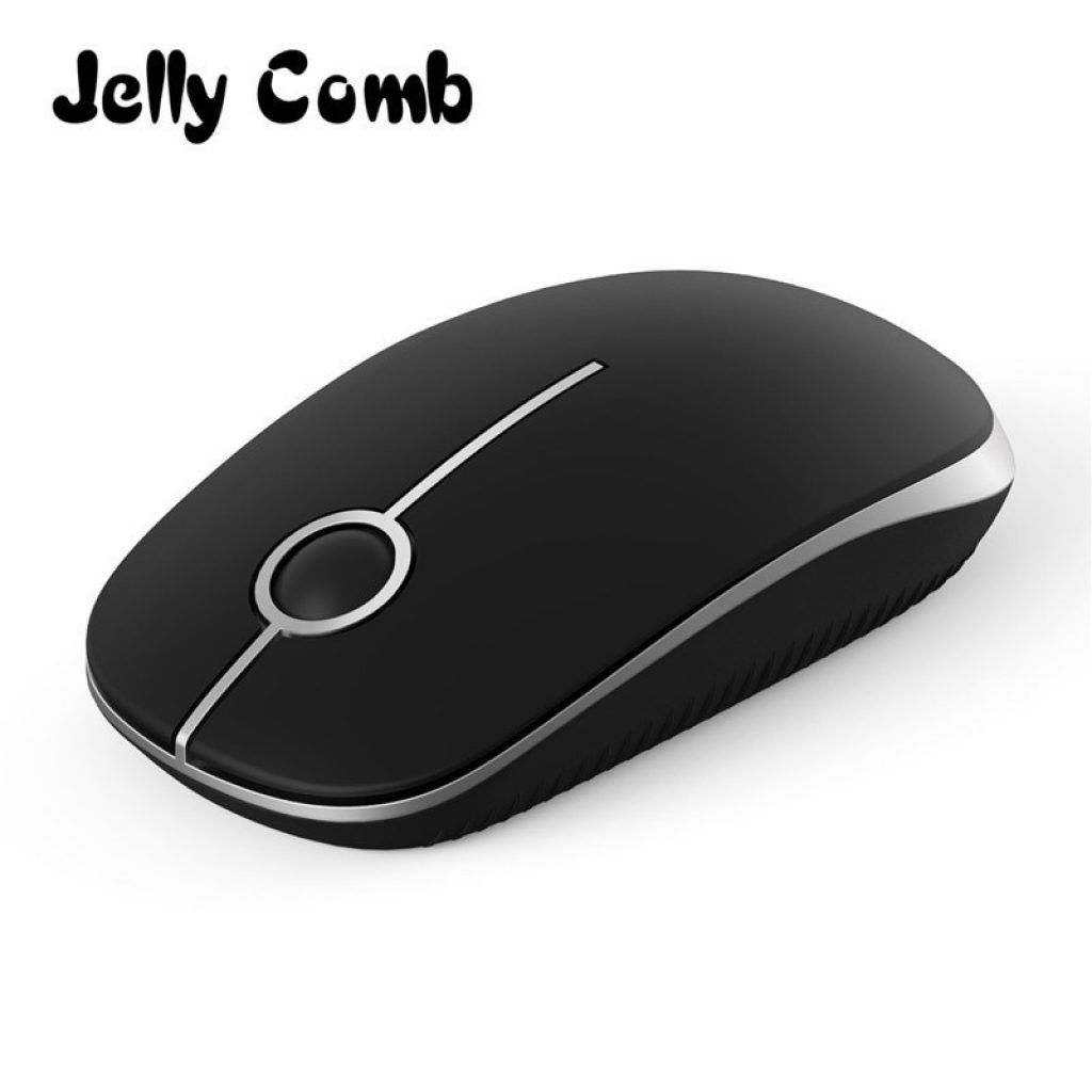 Jelly Comb Ultra Slim Portable Optical Mice Quiet Click Silent Mouse 2 4G Wireless Mouse For 3