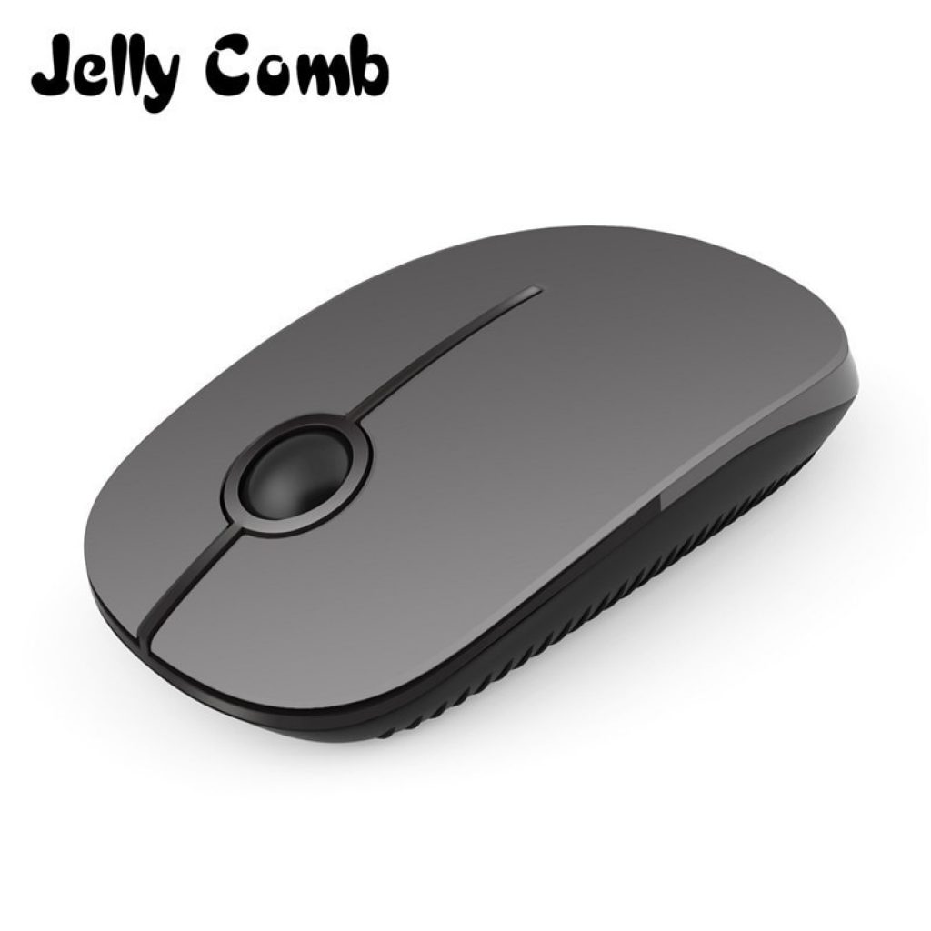 Jelly Comb Ultra Slim Portable Optical Mice Quiet Click Silent Mouse 2 4G Wireless Mouse For 4