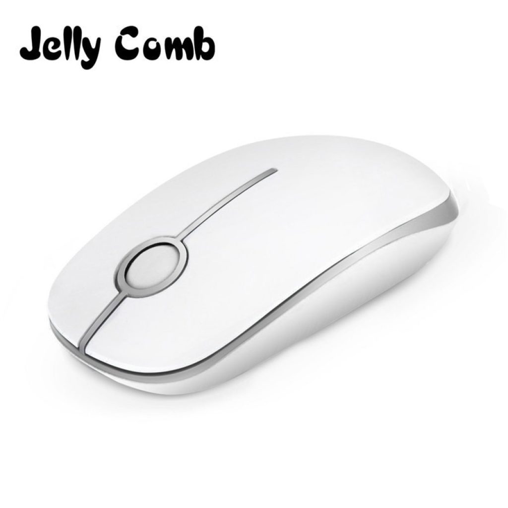 Jelly Comb Ultra Slim Portable Optical Mice Quiet Click Silent Mouse 2 4G Wireless Mouse For 5