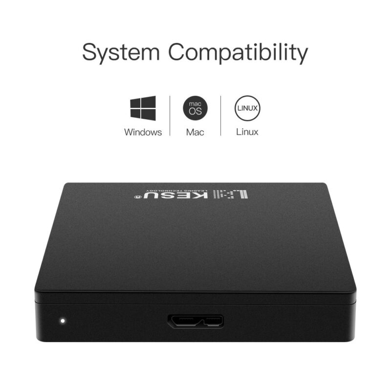 KESU 2 5 External Hard Drive 320gb 500gb 750gb 1tb USB3 0 Portable HDD Storage Compatible 2