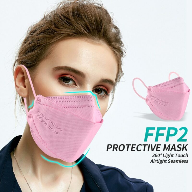 KN95 Fish Mask FFP2 Adultos Masks Korea Certified Mascarilla ffp2 kn95 homologada espa a ffp2 mask 1