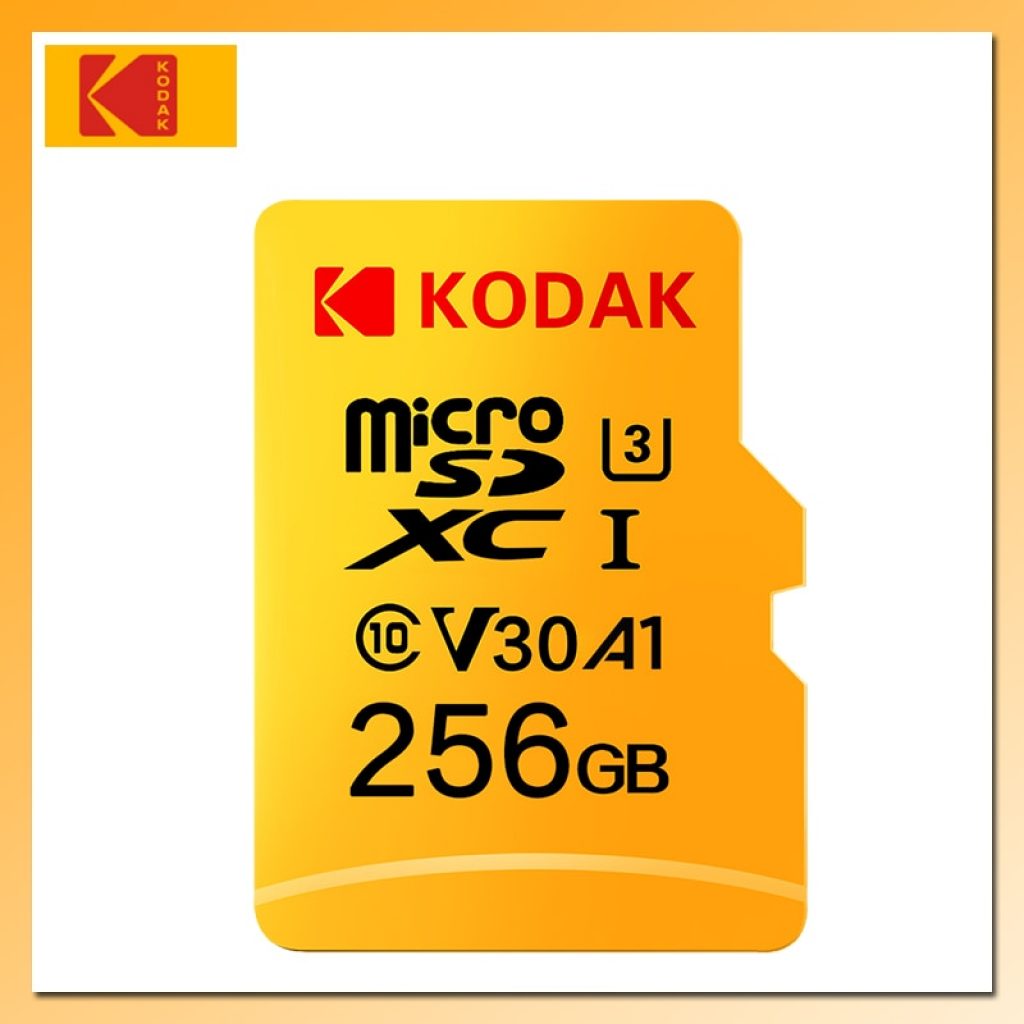 KODAK Micro SD 128GB 256GB 512GB Flash Memory Card 32GB 64GB U1 TF Card 4K Class