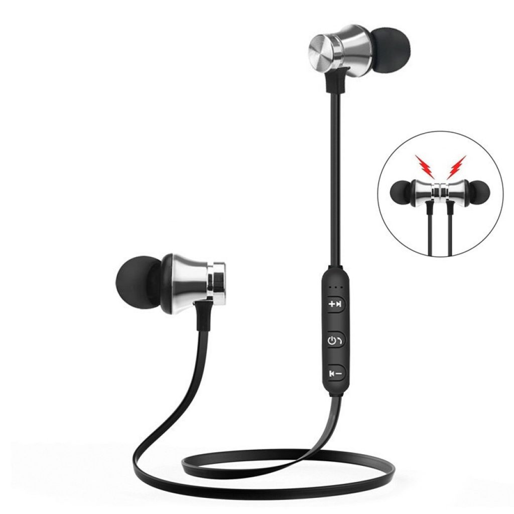 KUGE Bluetooth Earphone Sport Magnetic V4 2 Stereo Sports Waterproof Earbuds Wireless in ear Headset with 1