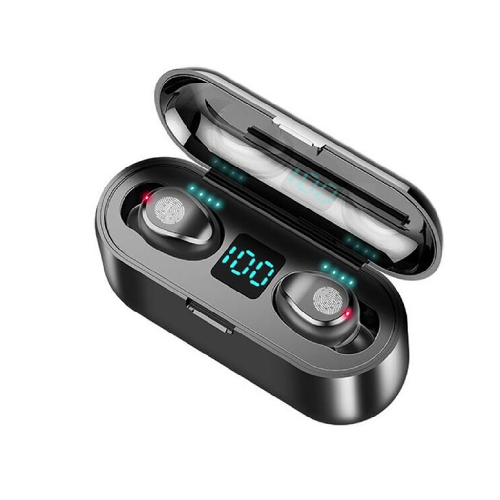 KUGE Wireless V5 0 Bluetooth Earphone HD Stereo Headphone Sports Waterproof Headset With Dual Mic and 1