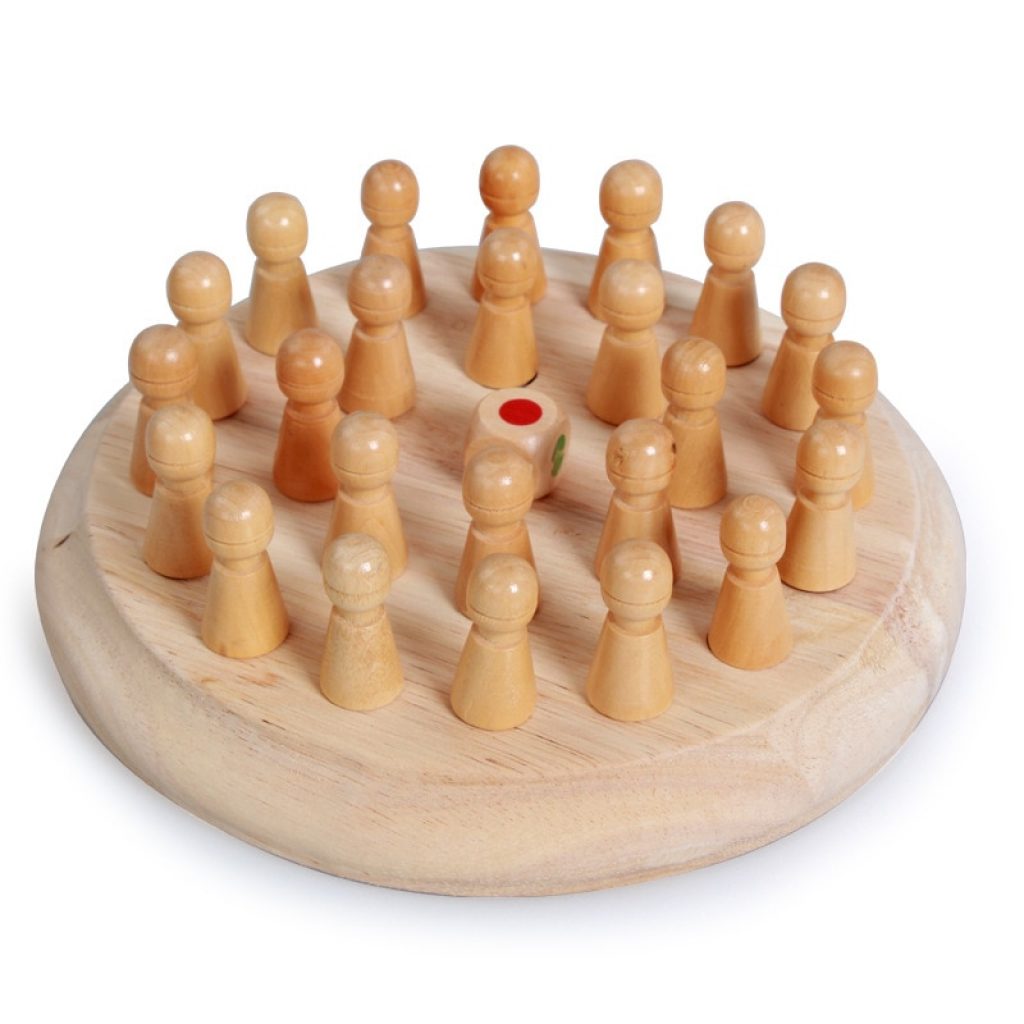 Kids party game Wooden Memory Match Stick Chess Game Fun Block Board Game Educational Color Cognitive 2