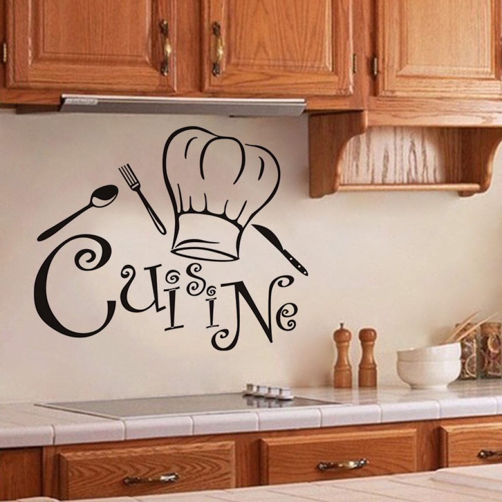 Kitchen Wall Stickers Vinyl Wall Decals for Kitchen English Quote Home Decor Art Decorative Stickers PVC 3