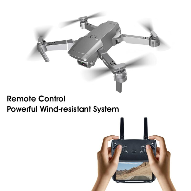 LSRC 2020 E68pro Mini Drone HD 4K 1080P WiFi FPV Camera Drones Height Hold Mode RC 5
