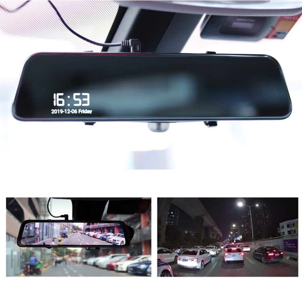 Latest 12 Inch 4G Android Rearview Mirror Car DVR HD 1080P GPS WIFI ADAS Dash Cam 4