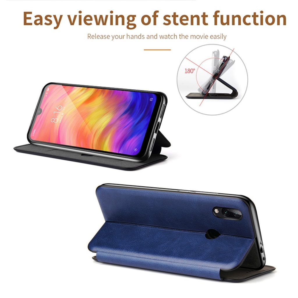 Leather Flip Magnetic Case For xiaomi redmi note 8t 8a 9 8 pro 9s 7 7a 2