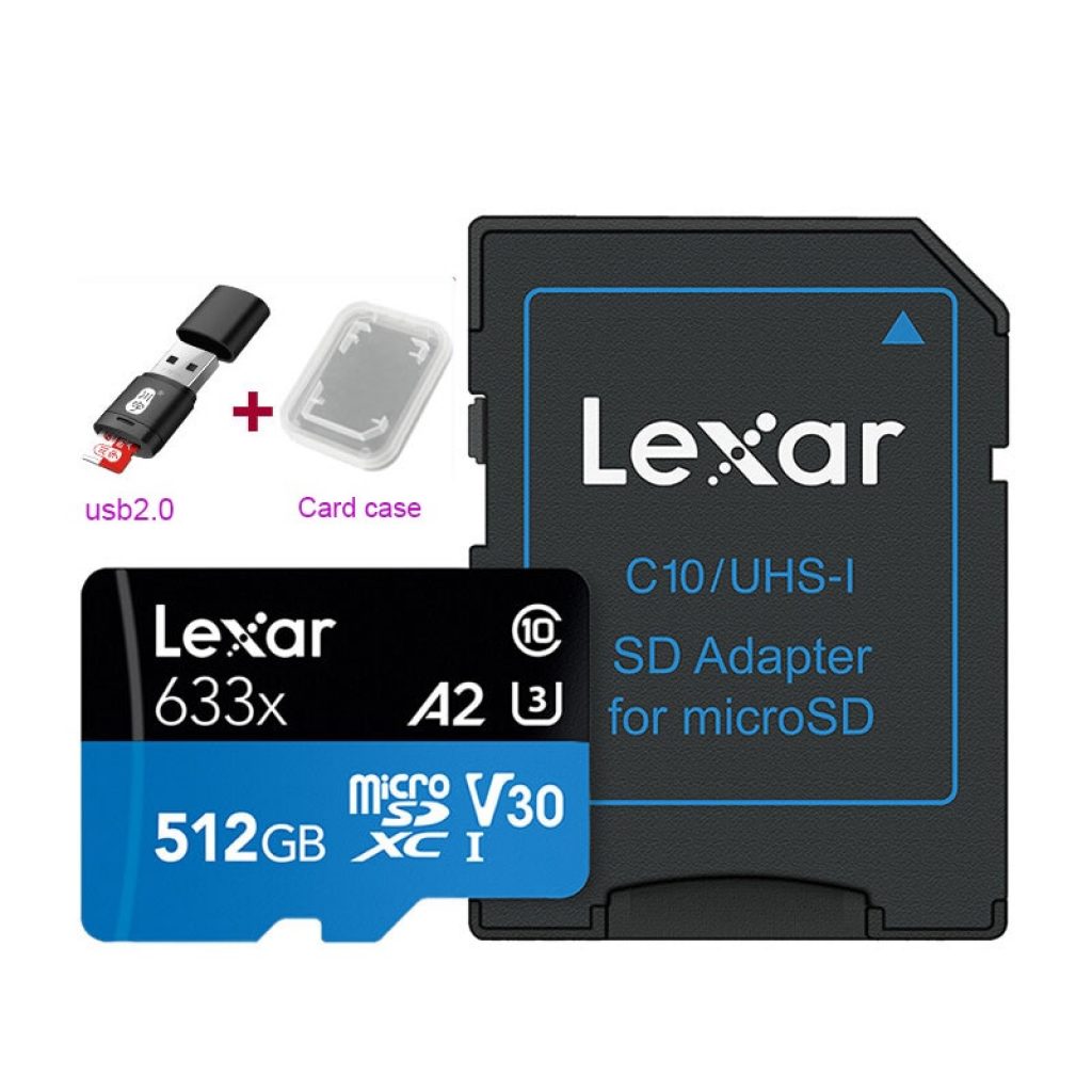 Lexar 633X New Original 95mb s Micro SD card 512GB 128g 256GB SDXC SDHC Memory Card