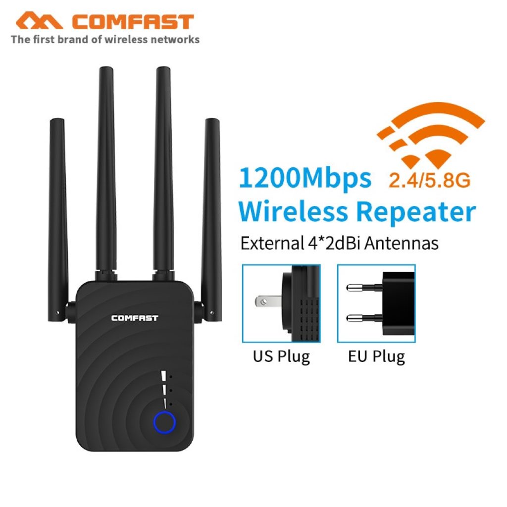 Long Range Extender 802 11ac Wireless WiFi Repeater Wi Fi Booster 2 4G 5Ghz Wi Fi