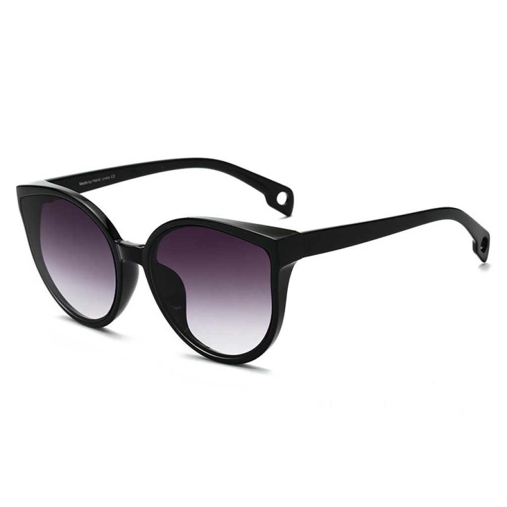 LongKeeper Sunglasses Cat Eye Women Men Sun Glasses Eyewear Eyeglasses Plastic Frame Clear Lens UV400 Shade 1