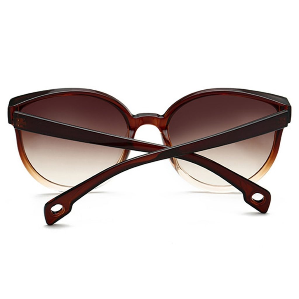 LongKeeper Sunglasses Cat Eye Women Men Sun Glasses Eyewear Eyeglasses Plastic Frame Clear Lens UV400 Shade 3