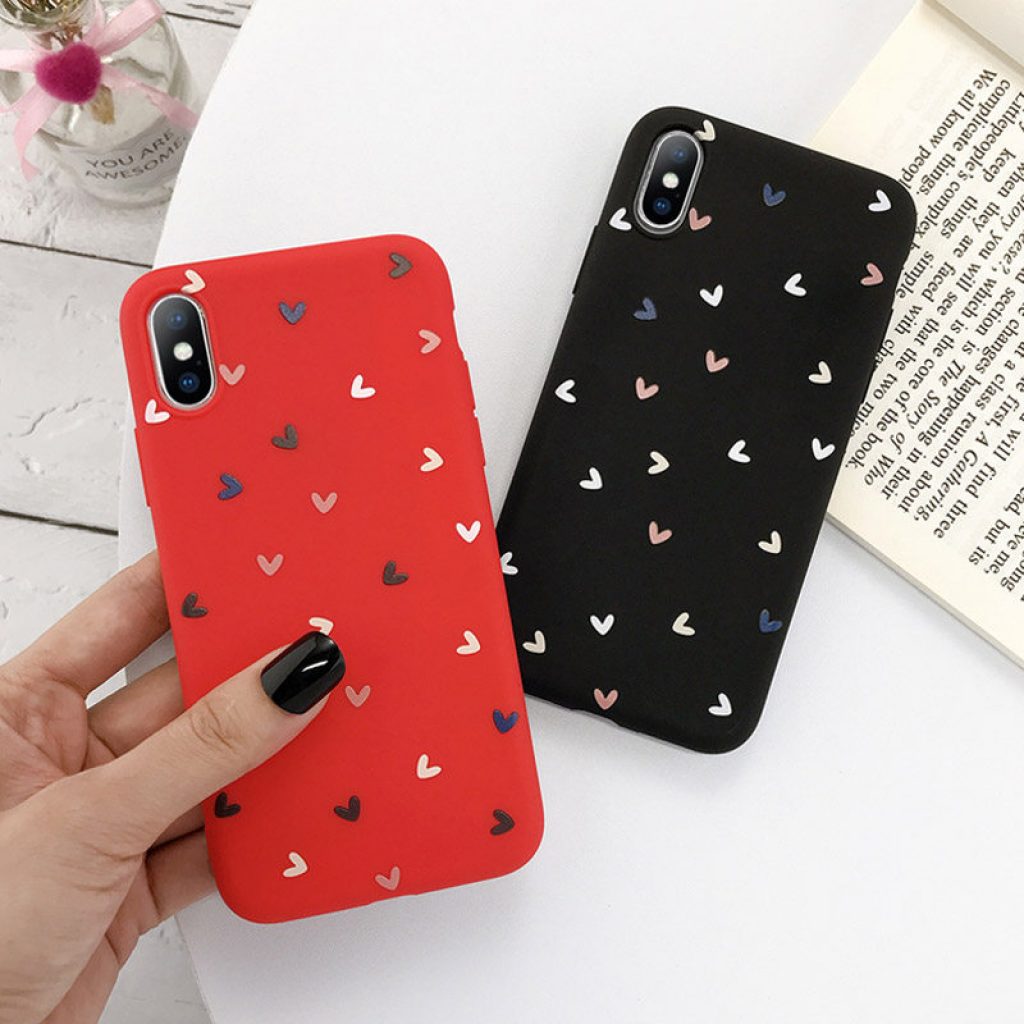 Lovebay Silicone Love Heart Phone Case For iPhone 11 Pro X XR XS Max 7 8 1