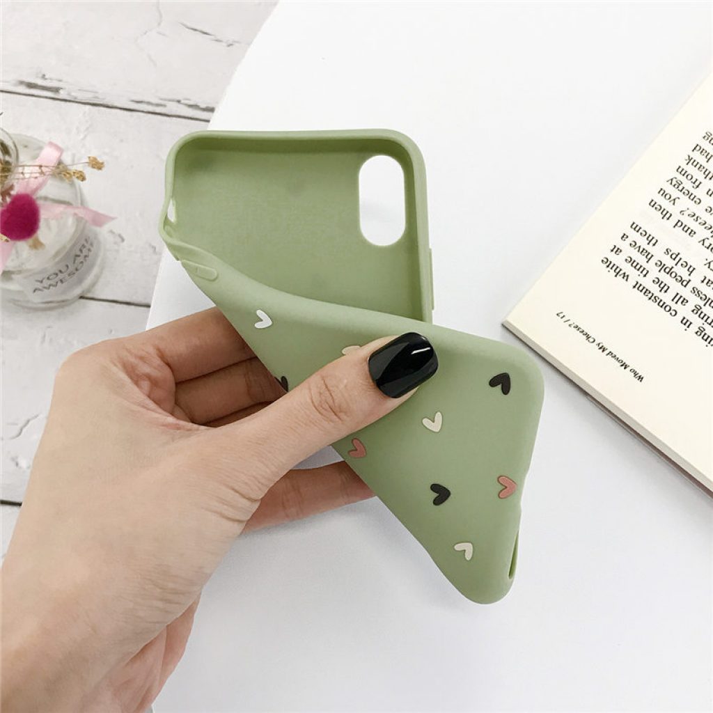 Lovebay Silicone Love Heart Phone Case For iPhone 11 Pro X XR XS Max 7 8 2