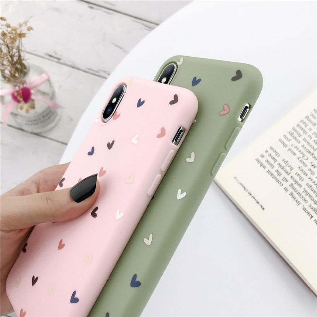 Lovebay Silicone Love Heart Phone Case For iPhone 11 Pro X XR XS Max 7 8 3