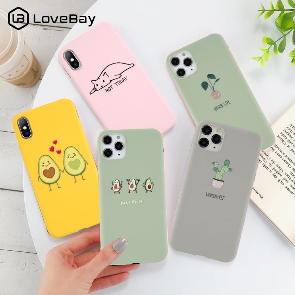 Lovebay Silicone Phone Cases For iPhone 11 Pro SE 2020 X XR XS Max 8 7