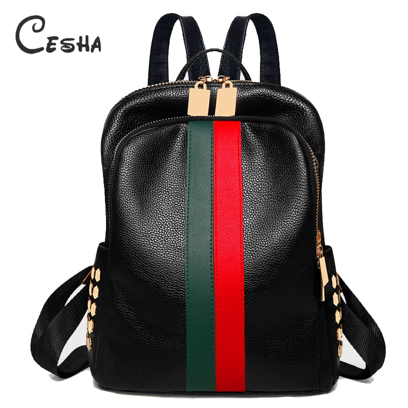 Luxury Designer Women Travel Backpack High Quality Soft PU Leather Women Backpack Fashion Girls School Backpack