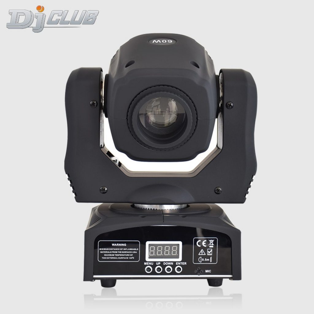 Lyre led 60w moving head light mini spot dj lights of high quality with 3 facet 1