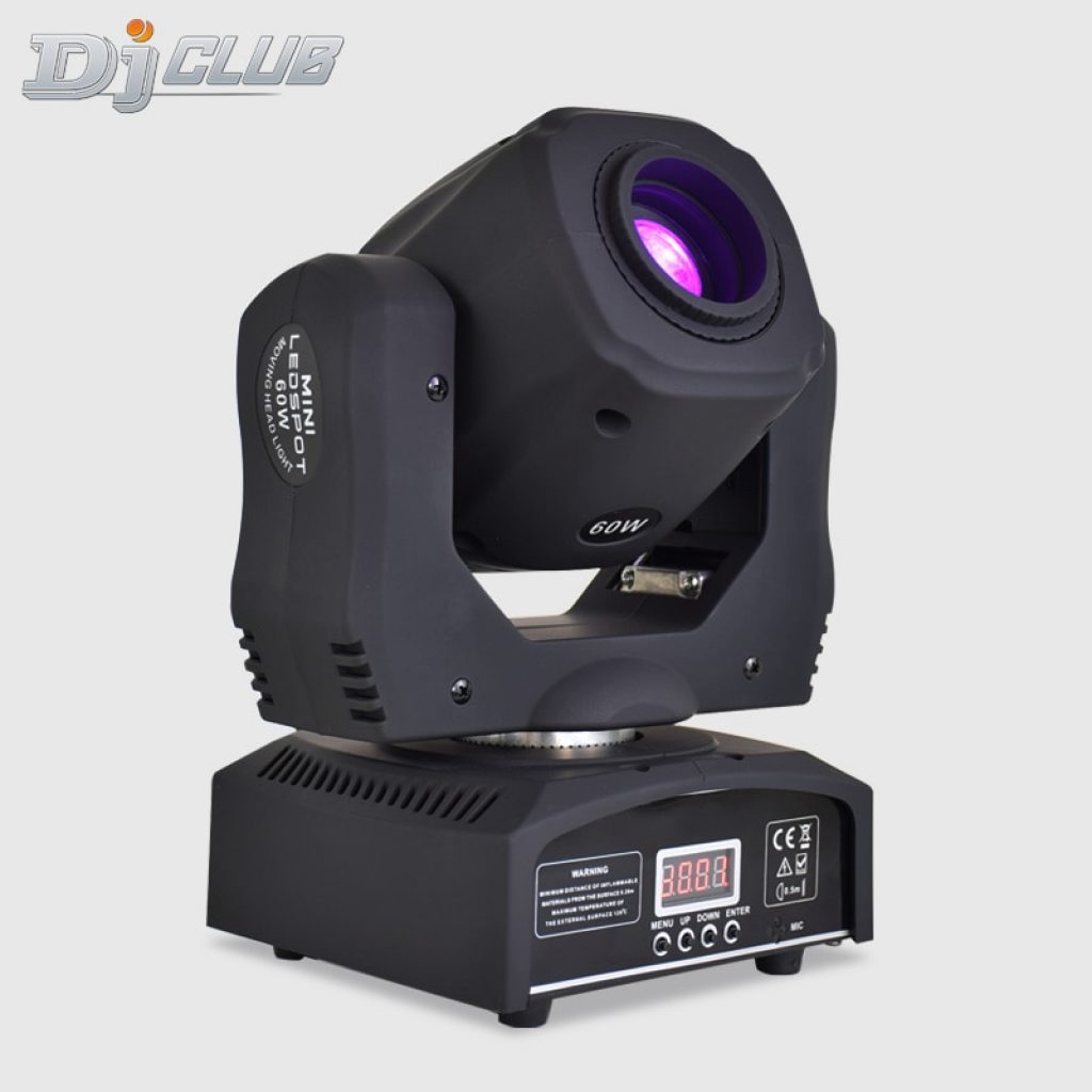 Lyre led 60w moving head light mini spot dj lights of high quality with 3 facet