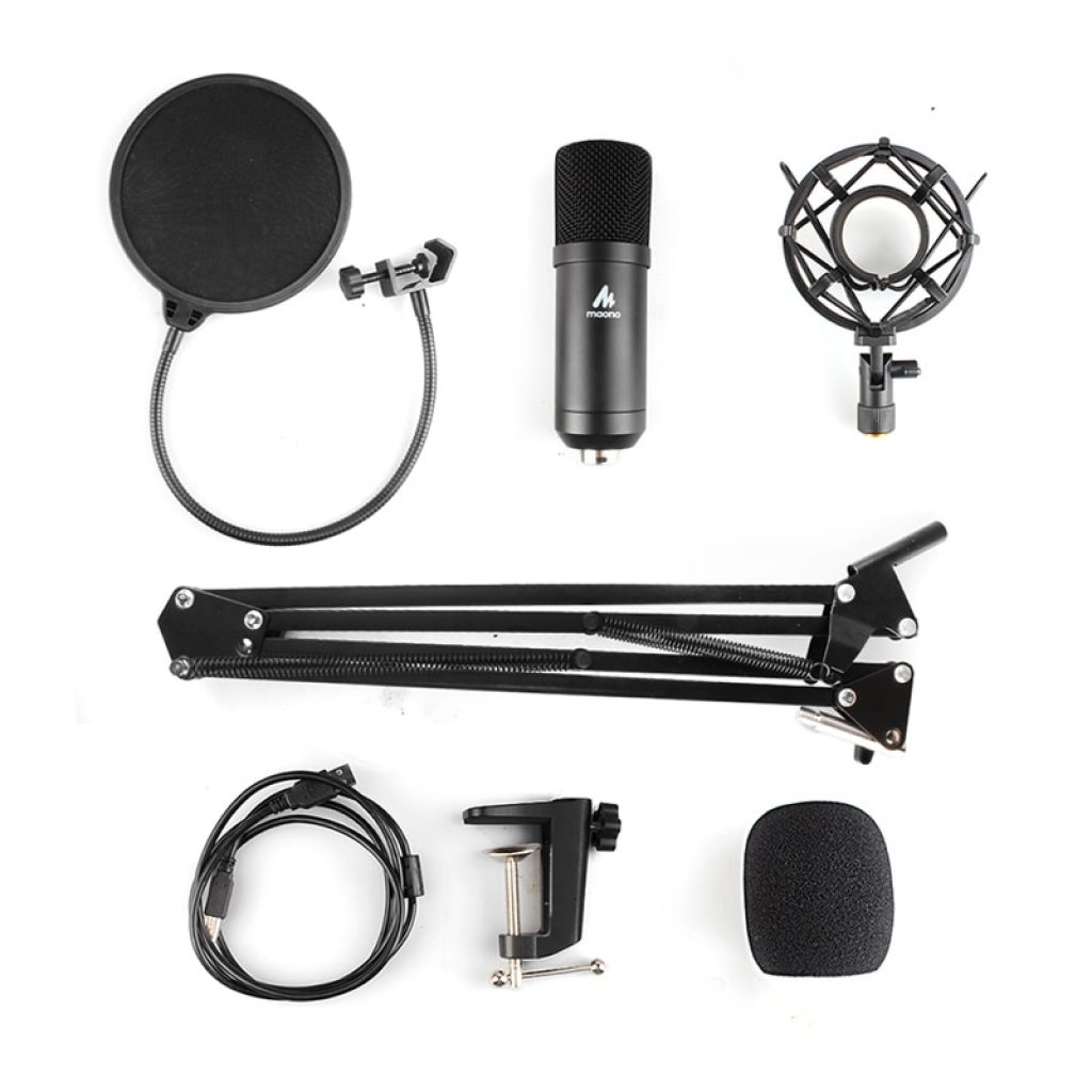MAONO AU A04 USB Microphone Kit 192KHZ 24BIT Professional Podcast Condenser Mic for PC Karaoke Youtube 5